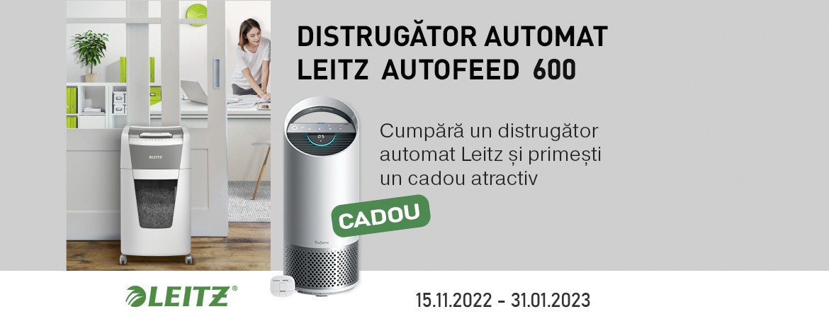 Cumpără un distrugător LEITZ 600 și primește CADOU